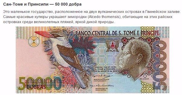 10 самых красивых банкнот мира Сколько стран, столько денег. Любая денежная купюра может многое поведать о стране ее выпустившей. Например, по рублям можно изучать географию России, по