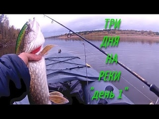 ТРИ ДНЯ НА РЕКЕ (1 день).Все здесь - щука, налим, окунь, язь... - Болен Рыбалкой №564