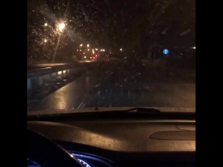 Первый снег в Уфе
