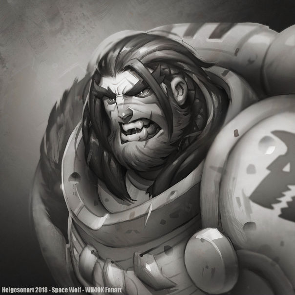 Warhammer 40K Portraits by #JohannesHelgeson