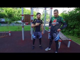 Чемпион Мира по ММА - Шамиль Абдулаев и основатель Zaleev Fight Team - Георгий Залеев о том как надо заниматься во дворе!
