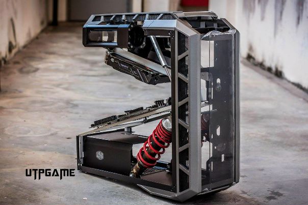 Зацените проект на базе MasterCase H500P для конкурса Case Mod World Series 2018 от UTPgame. Вот это постарался!