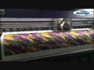 Высокая скорость передачи Быстрая сухая 3,2 м. Крупнейшая сублимационная бумага для теста на 3,2 м. Промышленный струйный принте