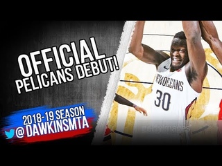 Julius Randle Official Pelicans DEBUT 2018.10.17 vs Rockets - 25 Pts, 8 Rebs, 3 Asts! | FreeDawkins