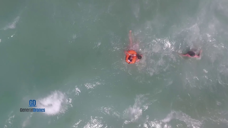 Rescate con apoyo de drone Auxdron