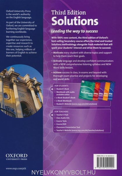 Solutions Elementary 3rd Edition Audio