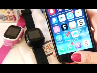 Детские часы с GPS-трекером Smart Baby Watch Q90 (Q80) инструкция видео обзор