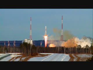 Пуск ракеты-носителя “Союз-2.1а“ с космодрома Восточный