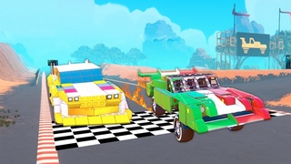 БИТВА ТАЧЕК ИЗ МАСТЕРСКОЙ В TRAILMAKERS! НЕВЕРОЯТНО БЫСТРЫЙ СУПЕРКАР В TRAILMAKERS!