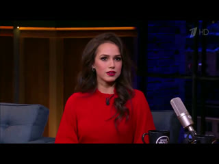Alina Zagitova 2019.04.12 on the Urgant TV Show A1