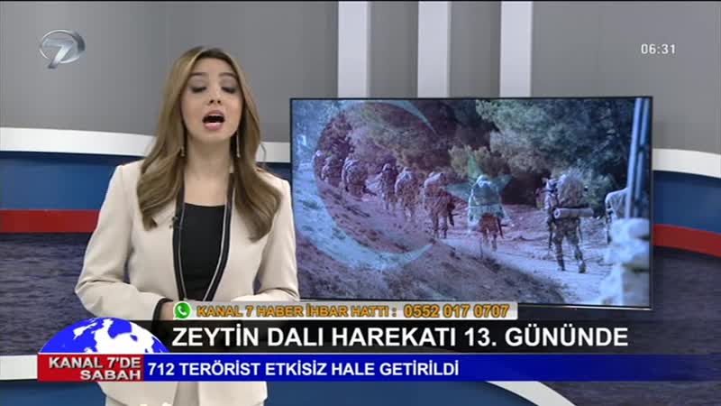 Kanal 7de Sabah - 1 Şubat 2018 - 01