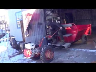 Самодельный прицеп к мотоблоку обзор