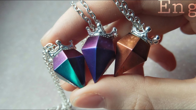 Crystals | Epoxy Pendant