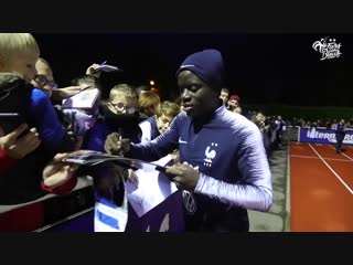 Les Bleus avec leurs supporters, Equipe de France I FFF 2018
