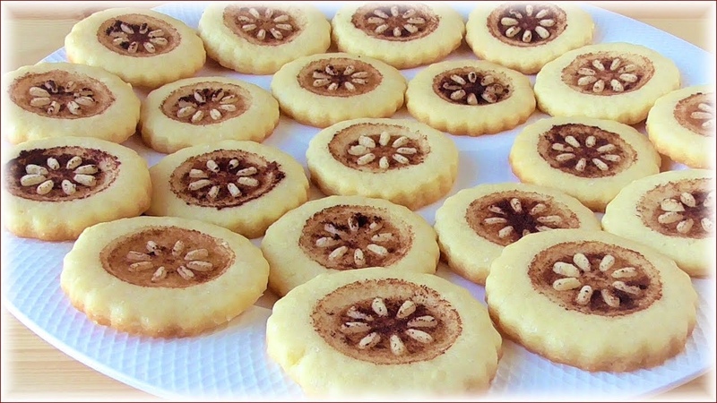 Песочное печенье КОЛЁСИКИ С КОРИЦЕЙ