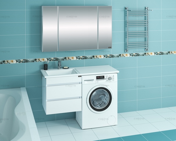 Раковины над стиральной машинкой - легкий способ сэкономить ...