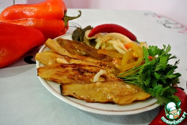Маринованные баклажаны по-монастырски