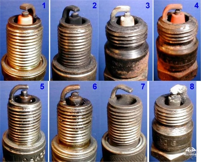 Альпина автозапчасти : Диагностика двигателя по свечам зажигания