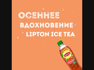 Все краски осени в бутылке Lipton Ice Tea