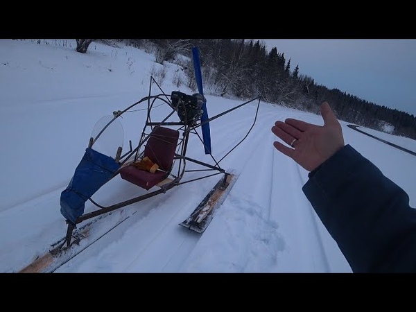 Аэросани Пижма- заезд по реке 55кмч.