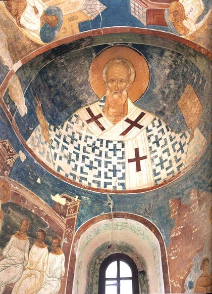 Дионисий Dionysius/Дионисий (ок. 1440 — после 1502), иконописец и живописец, один из величайших художников Святой Руси. Он расписывал Рождественский собор Пафнутиева Боровского монастыря