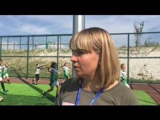 Иркутские футболистки в Китае: тренер Екатерина Хликова перед началом игры