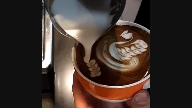Latte Art barista jaws