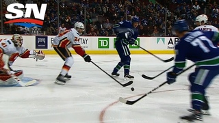 Pettersson's Sedin-Like Assist Gets Mom, Dad Out Of Seats