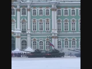 Военный парад в честь 75-й годовщины снятия блокады Ленинград