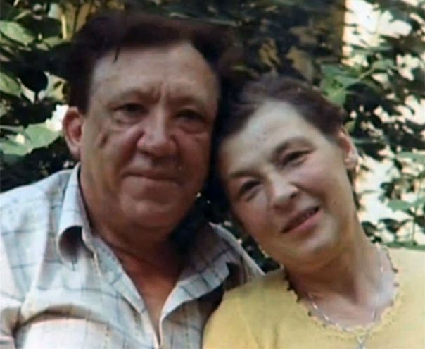 Юрий Никулин с супругой.