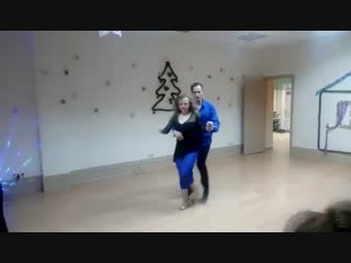Павел и Анжелика _ Bachata _ REZONANS - номер домашней новогодней вечеринки