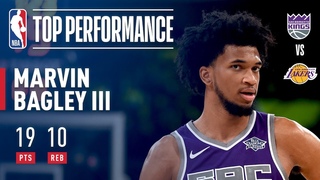 Marvin Bagley III Puts Up 19 vs The Lakers | 2018 NBA Preseason #NBANews #NBA #Kings
