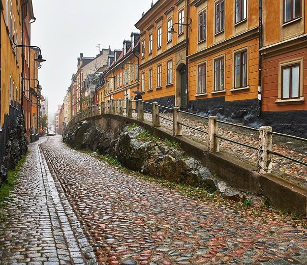 Drizzly September day in Stockholm  