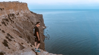 Крым. Встречаю рассвет на Мысе Фиолент, Озеро Сасык, Азовское море