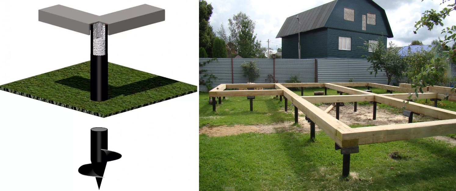 Свайный фундамент