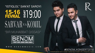 Benom - Bir muhabbat qissasi nomli konsert dasturi 2017