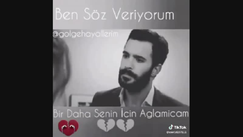 Bir daha senin icin aglamicam
