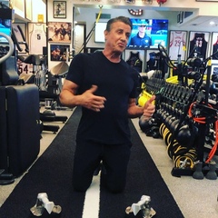 Sly Stallone on Instagram: “It may not be 25 but I’ve been hit in the head a lot so my math is terrible… Believe me I can do it @davebautista , I t...