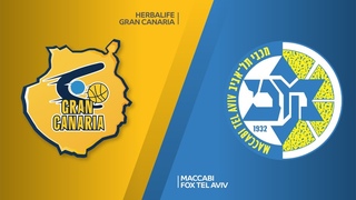 Herbalife Gran Canaria - Maccabi FOX Tel Aviv Highlights | Turkish Airlines EuroLeague RS Round 7