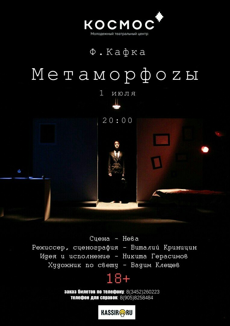 Афиша Тюмень 12.03/Пластическая драма "Метаморфоzы"