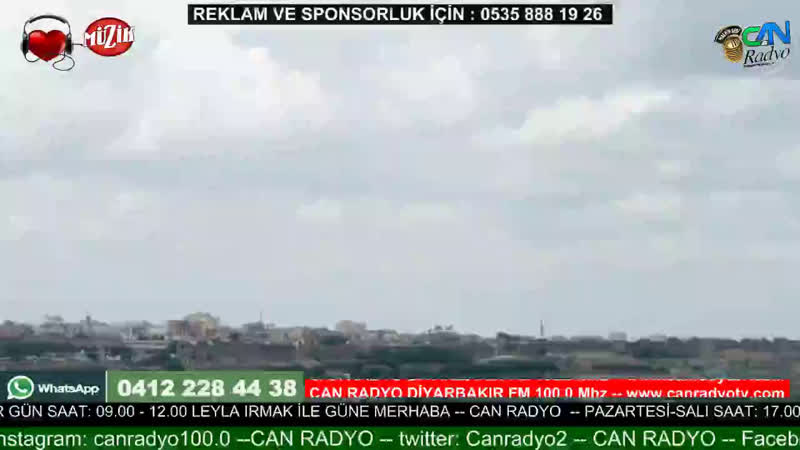 Can Radyo - live via Restream.io