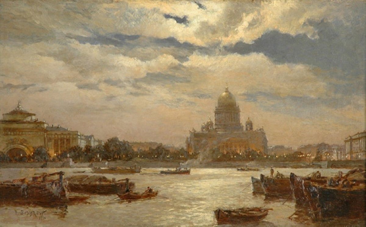 Заря в петербурге картина