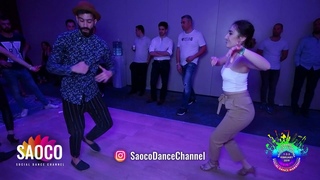 Panagiotis Aglamisis and Seda Atalay Salsa Dancing at Istanbul Social Dance Marathon, Sat 02.02.2019