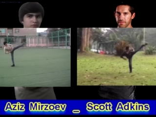 Scott Adkins and Aziz Mirzoev