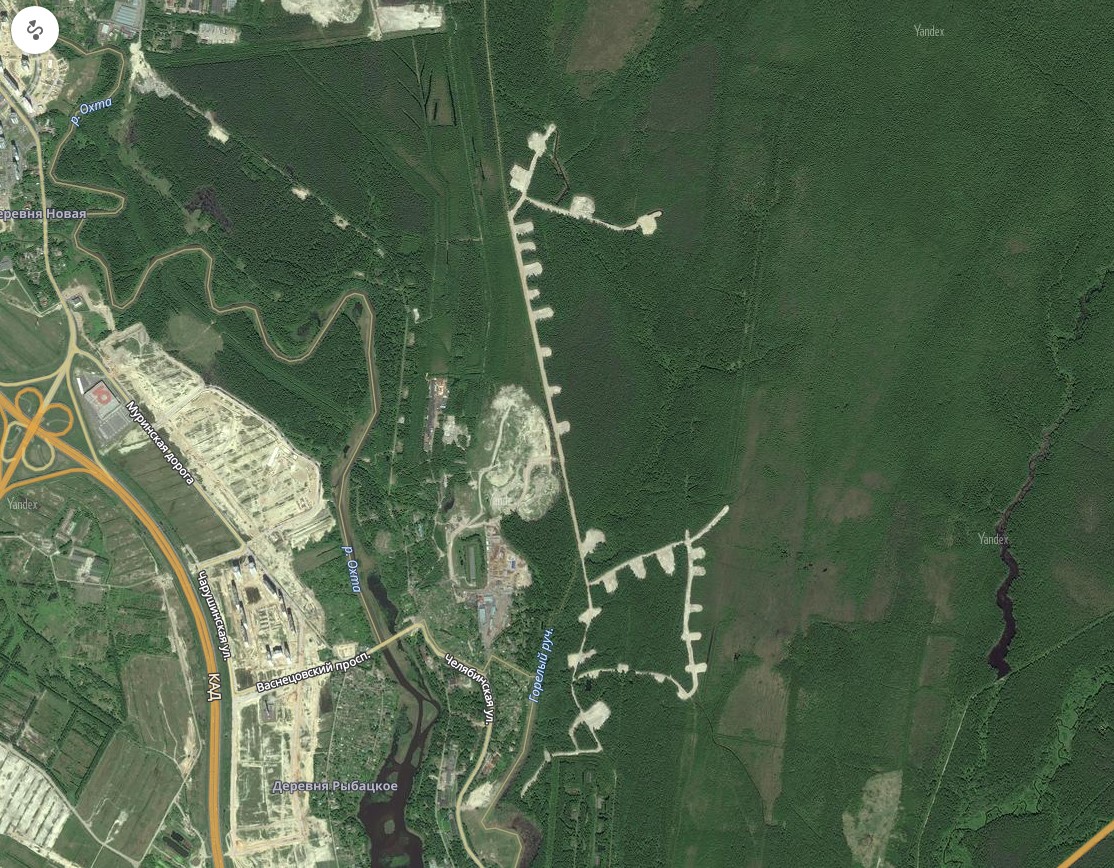 Схема ржевского полигона