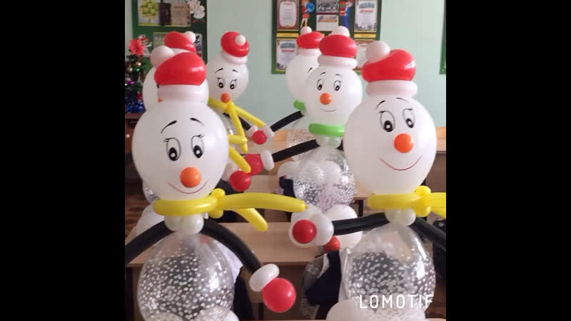 Много снеговиков (счастья детям)!