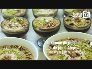 Assida Zgougou, la crème de graines de pin dAlep