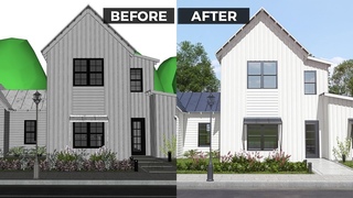 10 Tips for a REALISTIC EXTERIOR Rendering | Vray 3.6 for Sketchup