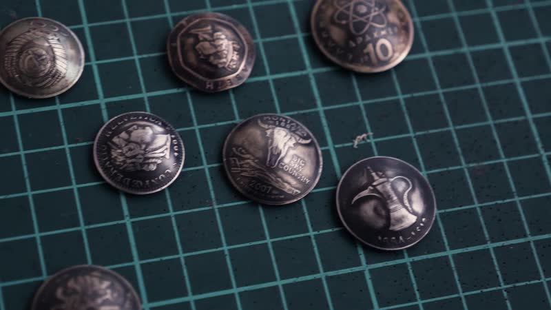 Как сделать кончо из монет