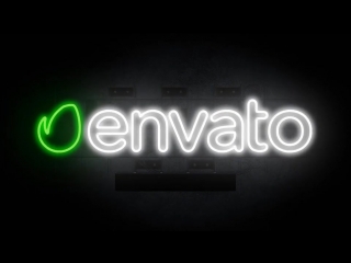After Effects intro template | Neon Logo
